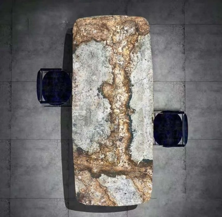 Brazil Shangri La Blue Granite Dinding Table